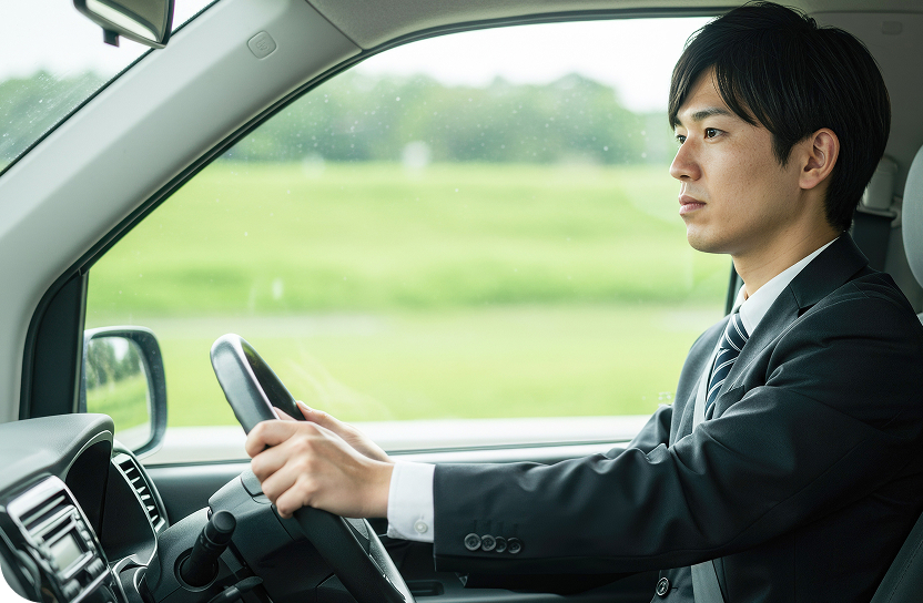 自動車通勤のイメージ画像です。