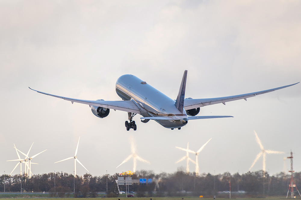 航空機と風力発電